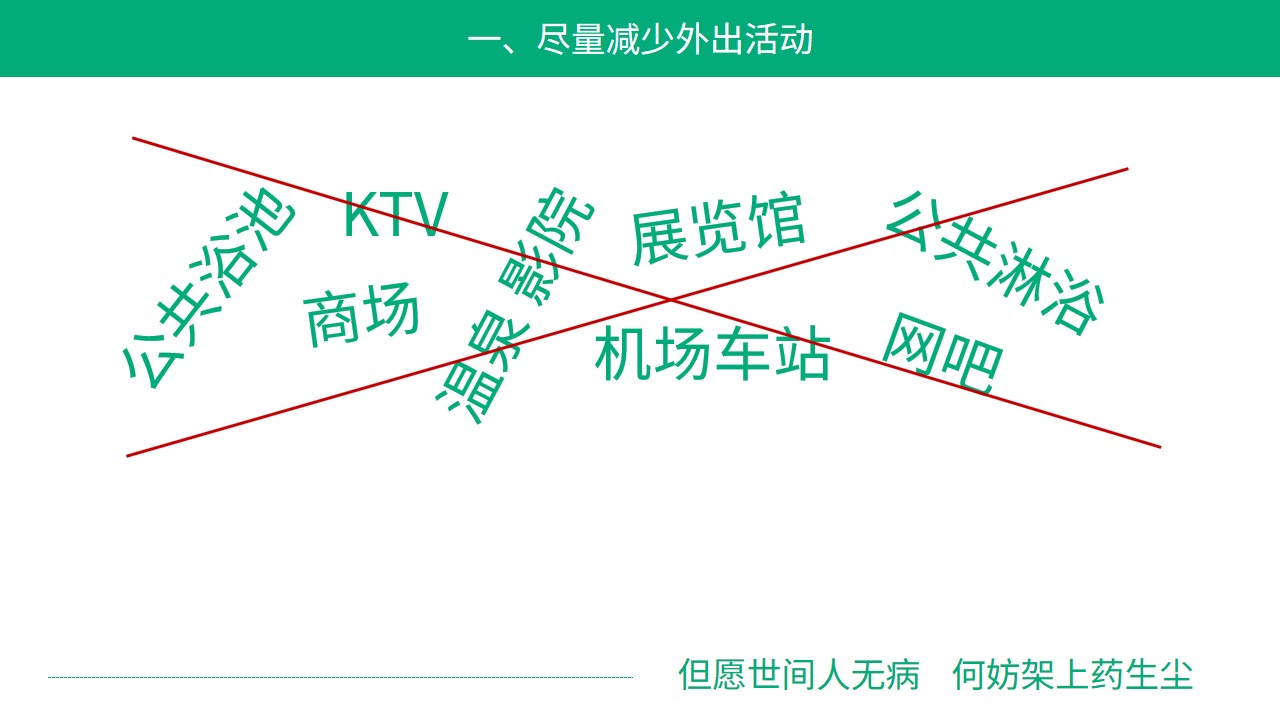 疫情防护预防指南模板