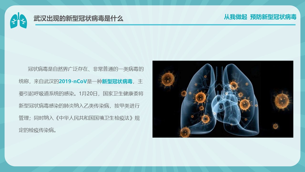 新型冠状病毒疫情防护知识科普